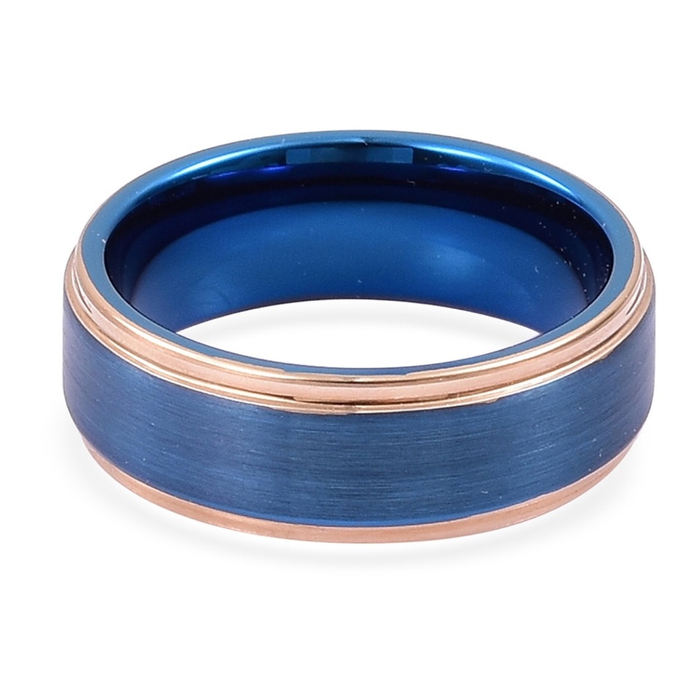 Dualtone Tungsten Carbide Men's Band Ring - Picture 6 of 7